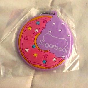 Sugar bear hair keychain donut moon and stars ⭐️
